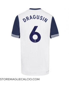 Tottenham Hotspur Radu Dragusin #6 Maglia Gara Casa Repliche 2024-25